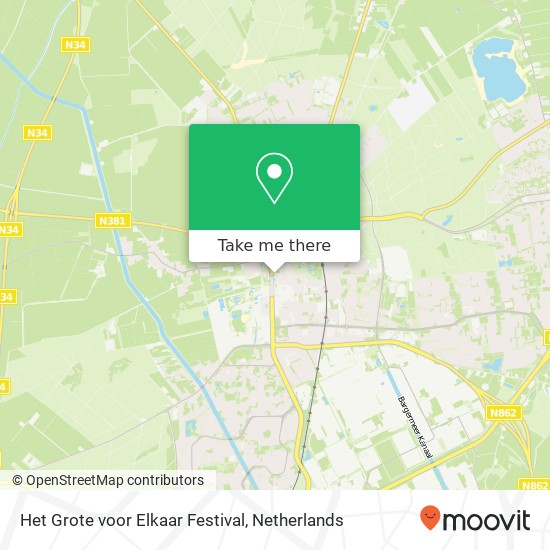 Het Grote voor Elkaar Festival Karte