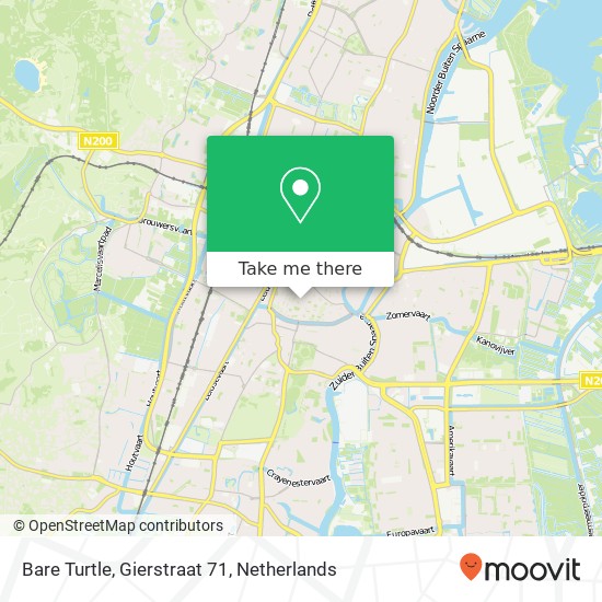 Bare Turtle, Gierstraat 71 map