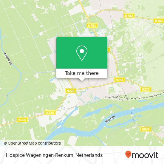 Hospice Wageningen-Renkum, Melkweg 1 map