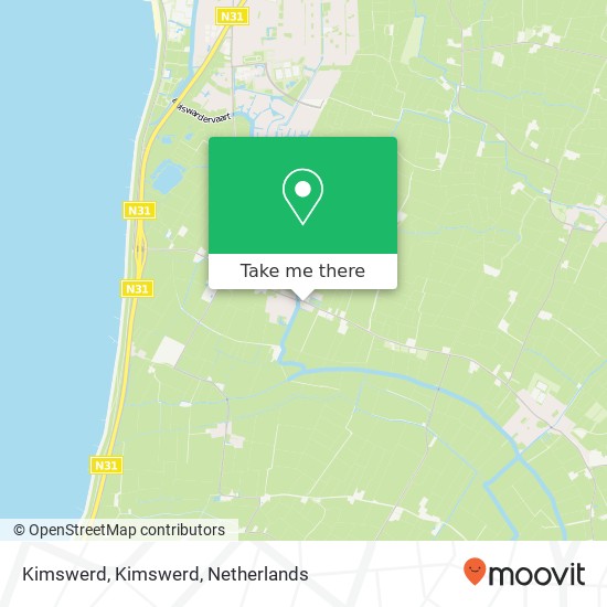 Kimswerd, Kimswerd map