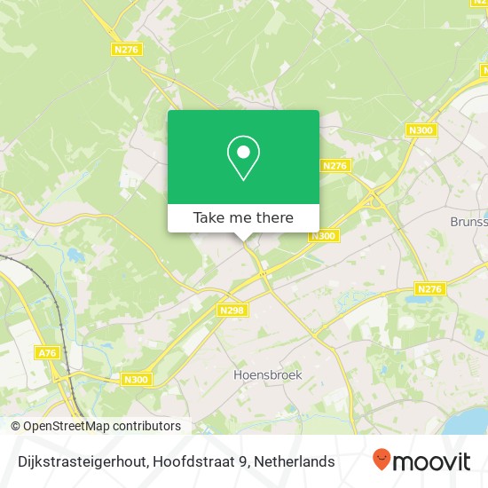 Dijkstrasteigerhout, Hoofdstraat 9 Karte
