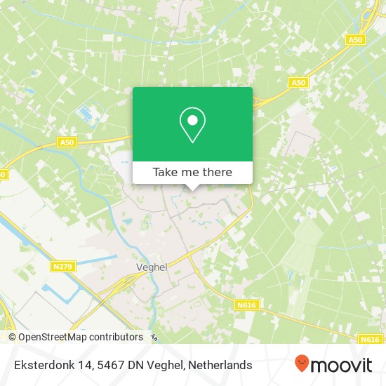 Eksterdonk 14, 5467 DN Veghel map