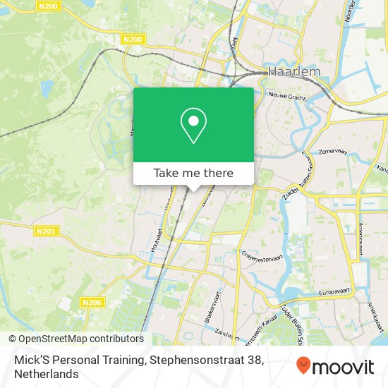 Mick’S Personal Training, Stephensonstraat 38 map