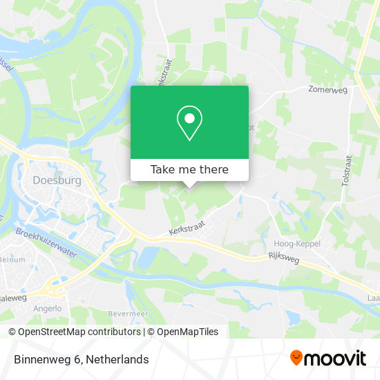 Binnenweg 6 map