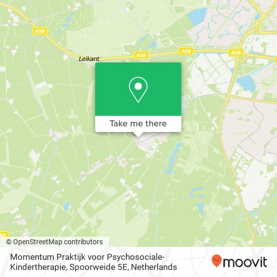 Momentum Praktijk voor Psychosociale-Kindertherapie, Spoorweide 5E Karte