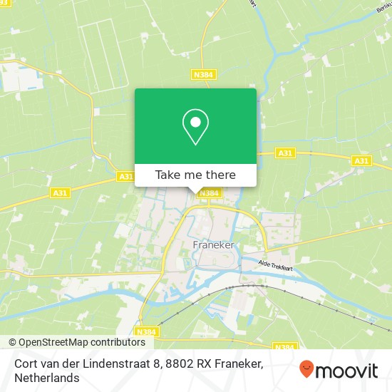 Cort van der Lindenstraat 8, 8802 RX Franeker map