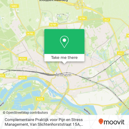 Complementaire Praktijk voor Pijn en Stress Management, Van Slichtenhorststraat 15A map