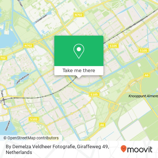 By Demelza Veldheer Fotografie, Giraffeweg 49 map