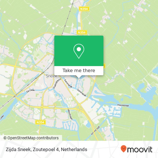 Zijda Sneek, Zoutepoel 4 Karte