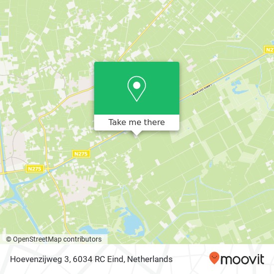 Hoevenzijweg 3, 6034 RC Eind Karte