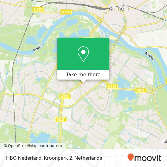 HBO Nederland, Kroonpark 2 map