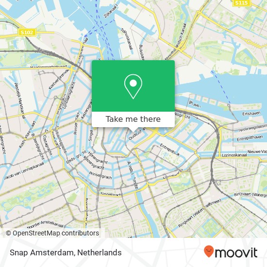 Snap Amsterdam map
