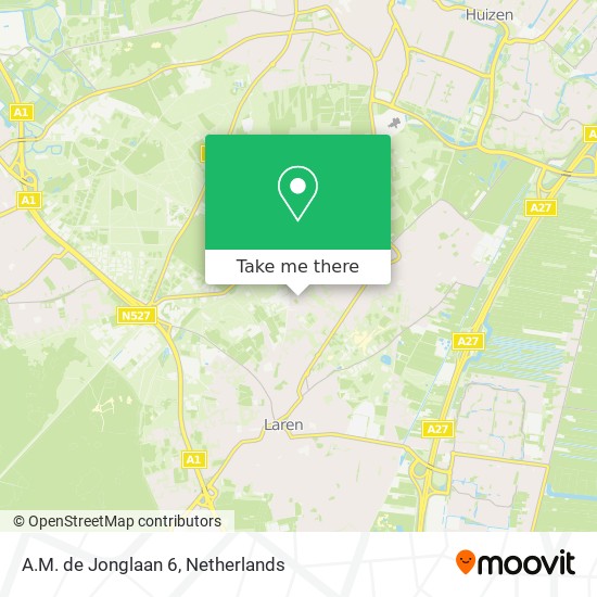 A.M. de Jonglaan 6 map