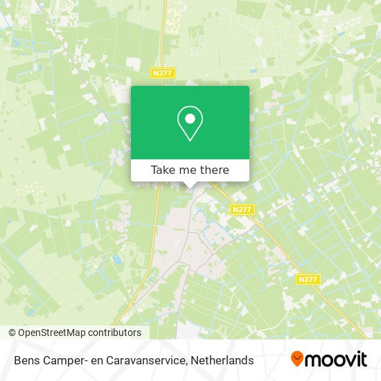 Bens Camper- en Caravanservice map