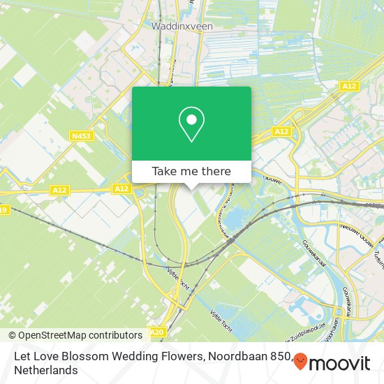 Let Love Blossom Wedding Flowers, Noordbaan 850 Karte