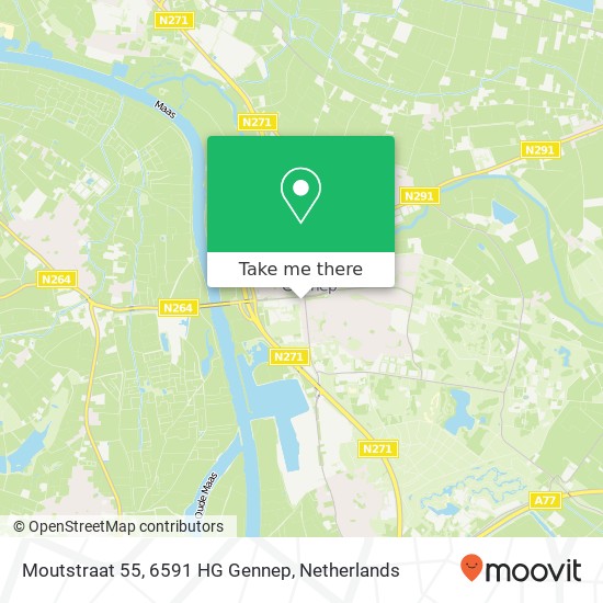 Moutstraat 55, 6591 HG Gennep map