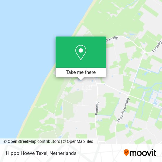 Hippo Hoeve Texel map