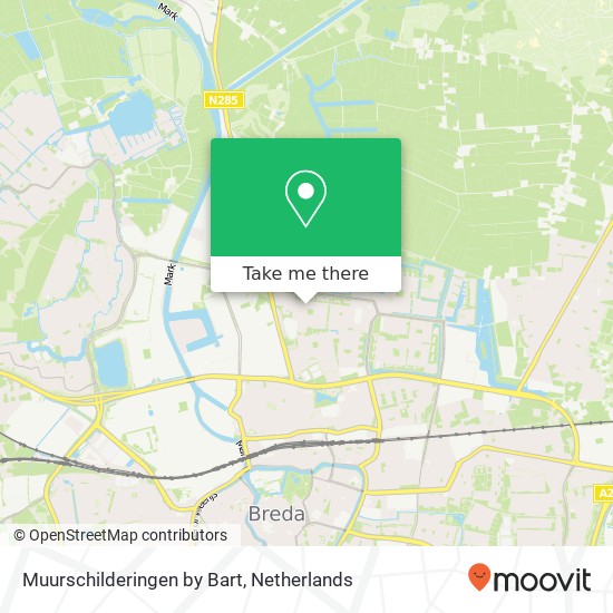 Muurschilderingen by Bart map