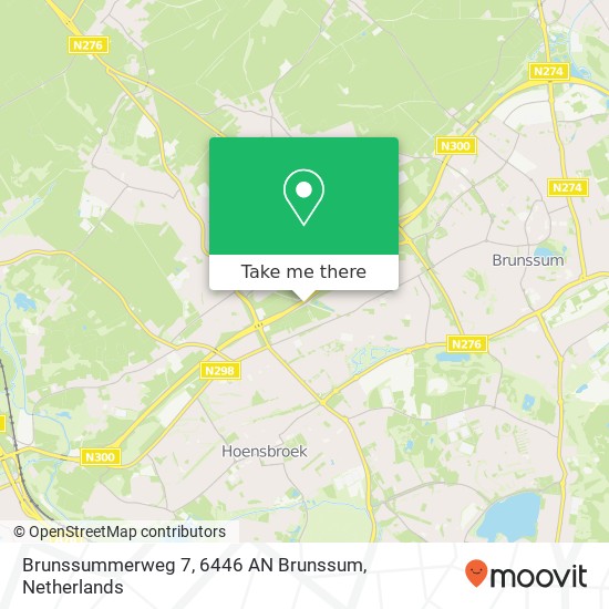 Brunssummerweg 7, 6446 AN Brunssum Karte