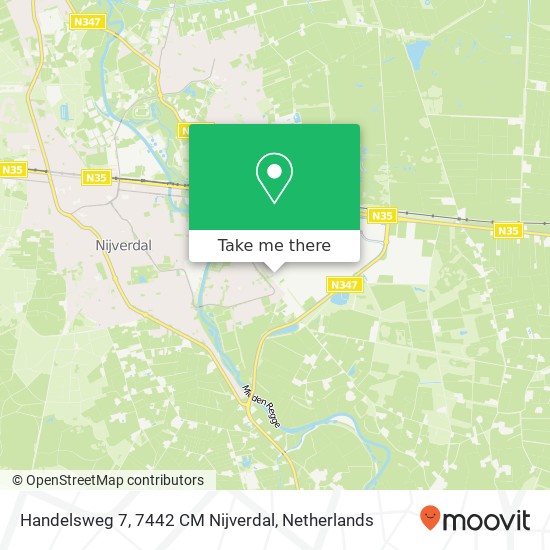 Handelsweg 7, 7442 CM Nijverdal map