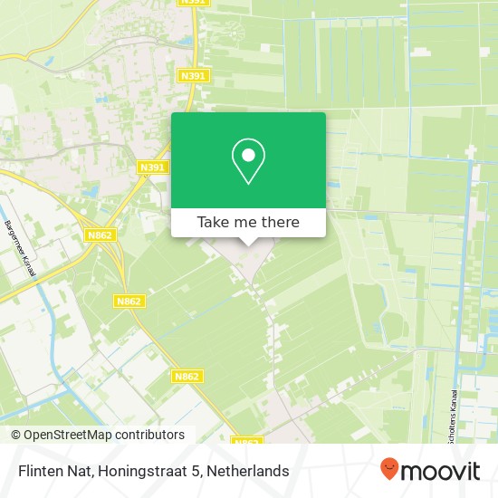 Flinten Nat, Honingstraat 5 map