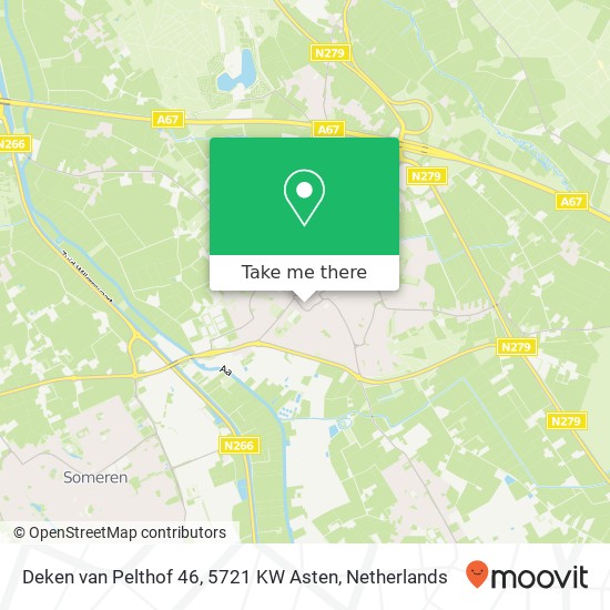 Deken van Pelthof 46, 5721 KW Asten map