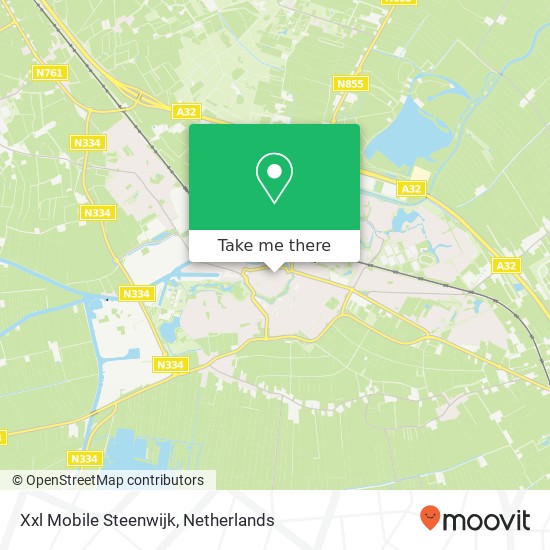 Xxl Mobile Steenwijk, Oosterstraat 20 Karte