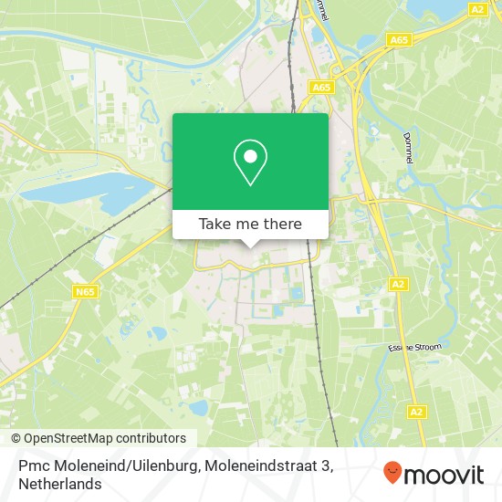 Pmc Moleneind / Uilenburg, Moleneindstraat 3 map