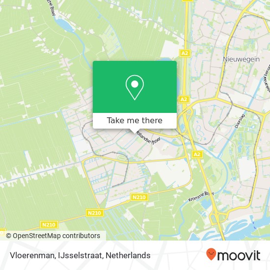 Vloerenman, IJsselstraat Karte