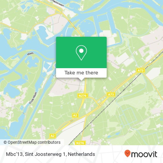 Mbc'13, Sint Joosterweg 1 map