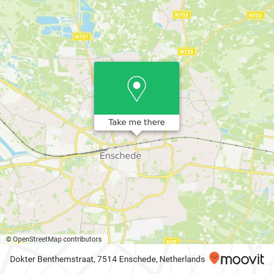 Dokter Benthemstraat, 7514 Enschede Karte