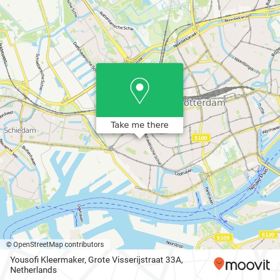 Yousofi Kleermaker, Grote Visserijstraat 33A Karte