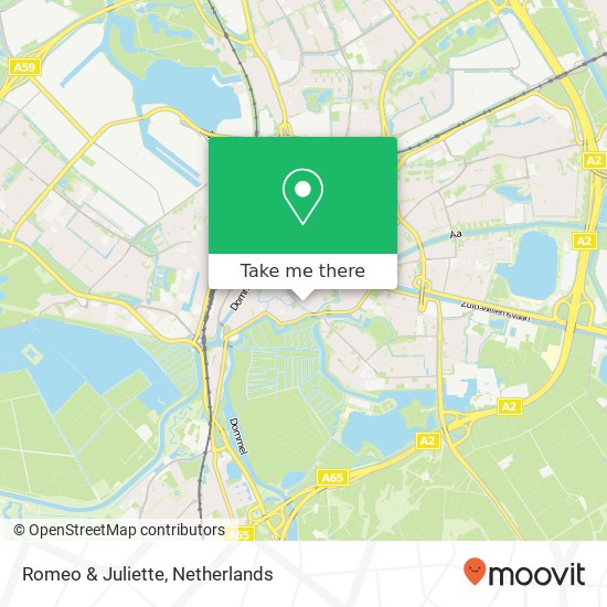 Romeo & Juliette, Verwersstraat 90 Karte