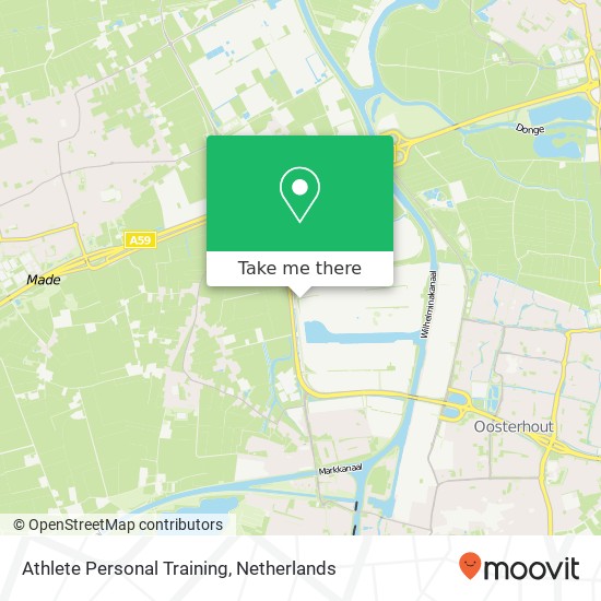 Athlete Personal Training, Koopvaardijweg 2 Karte