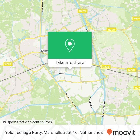 Yolo Teenage Party, Marshallstraat 16 map