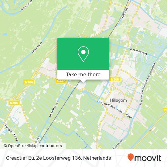 Creactief Eu, 2e Loosterweg 136 map