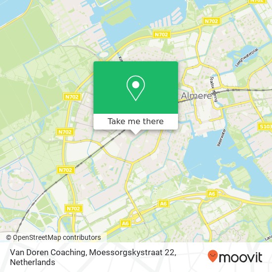 Van Doren Coaching, Moessorgskystraat 22 Karte