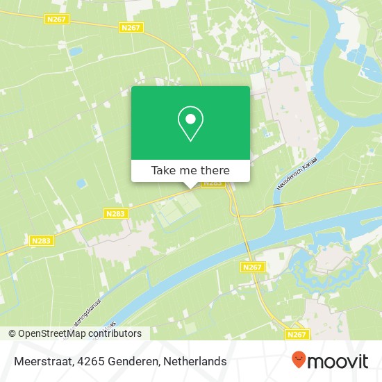 Meerstraat, 4265 Genderen map