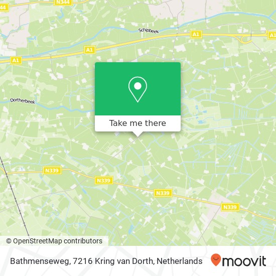 Bathmenseweg, 7216 Kring van Dorth map