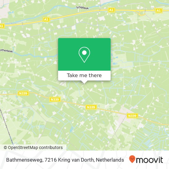 Bathmenseweg, 7216 Kring van Dorth map