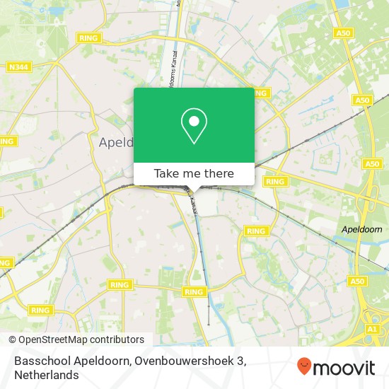 Basschool Apeldoorn, Ovenbouwershoek 3 map