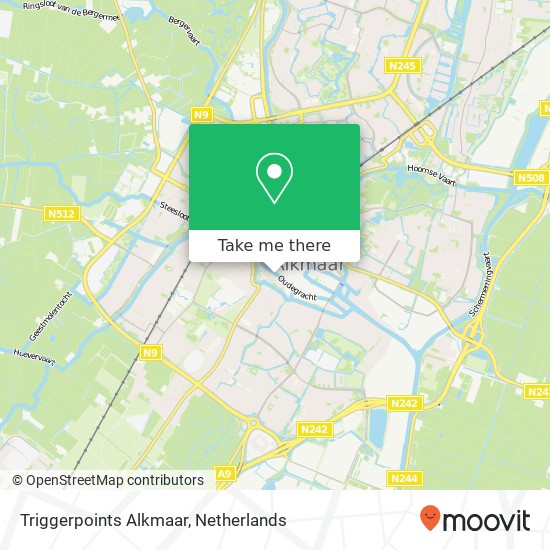 Triggerpoints Alkmaar map