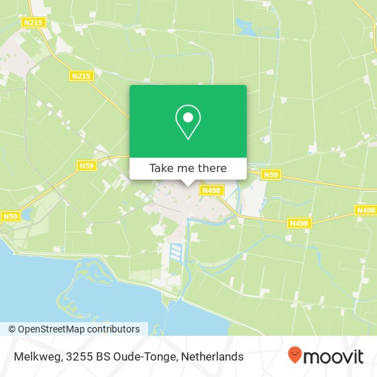 Melkweg, 3255 BS Oude-Tonge map