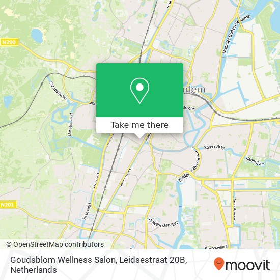 Goudsblom Wellness Salon, Leidsestraat 20B map