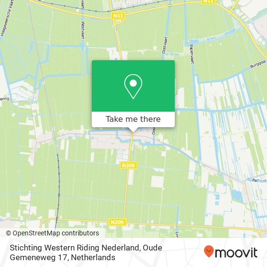 Stichting Western Riding Nederland, Oude Gemeneweg 17 map