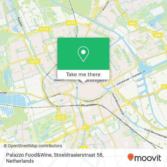 Palazzo Food&Wine, Stoeldraaierstraat 58 map