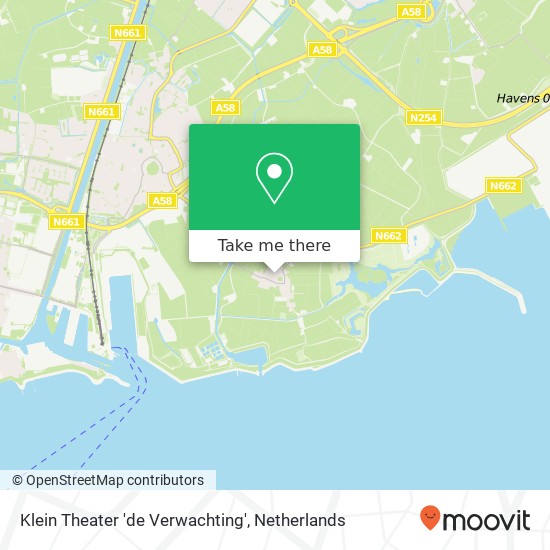 Klein Theater 'de Verwachting' map