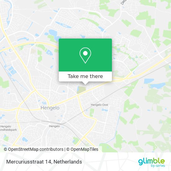 Mercuriusstraat 14 map