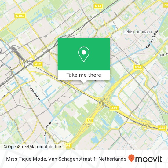 Miss Tique Mode, Van Schagenstraat 1 map
