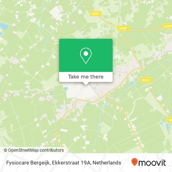 Fysiocare Bergeijk, Ekkerstraat 19A Karte